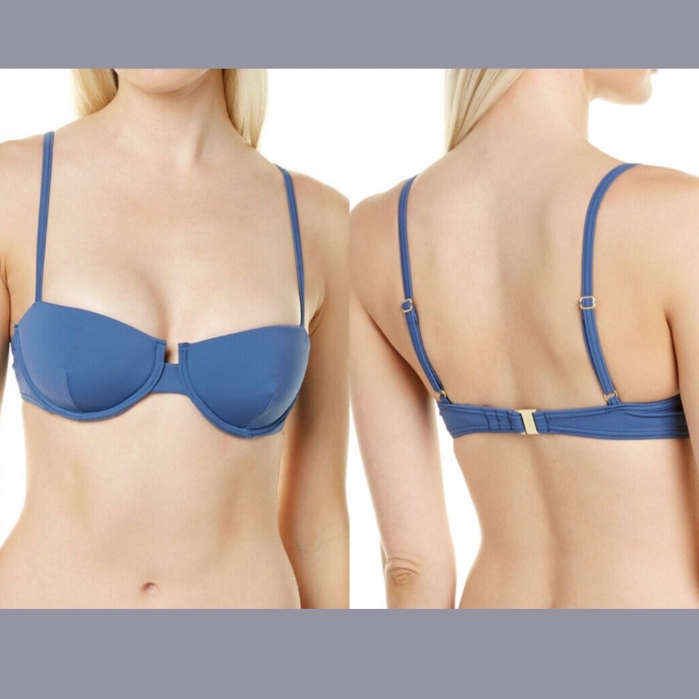 NEW Onia [ XL ] Dalia Underwire Bikini Top in‎ Cobalt Blue